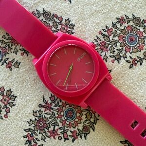 Nixon Watch- Hot Pink! Like New